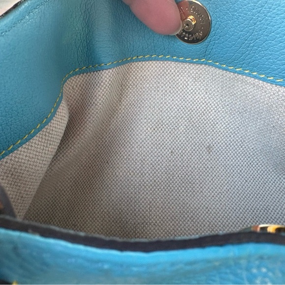 Dooney & Bourke Pebble Grain Large Barlow Bag - Sky Blue - Picture 10 of 12